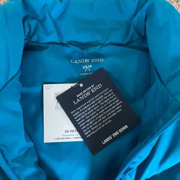 Lands’ End puffer vest jacket- Women’s xsmall/p - Picture 5 of 9